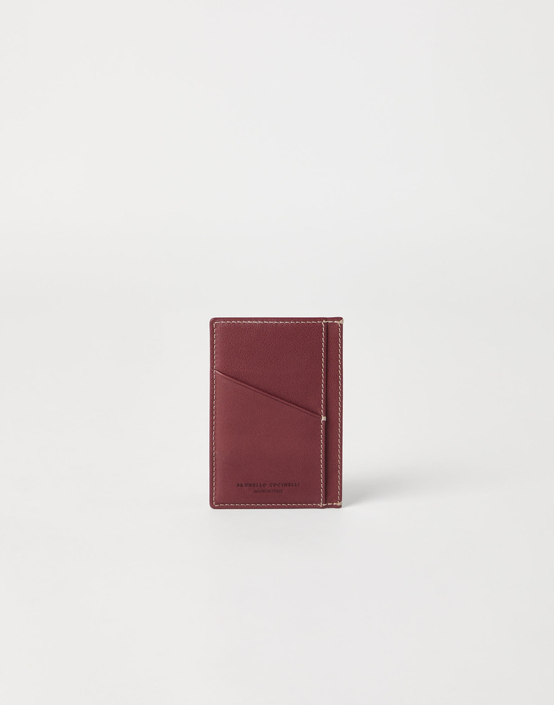 Brunello Cucinelli Calfskin card holder outlook