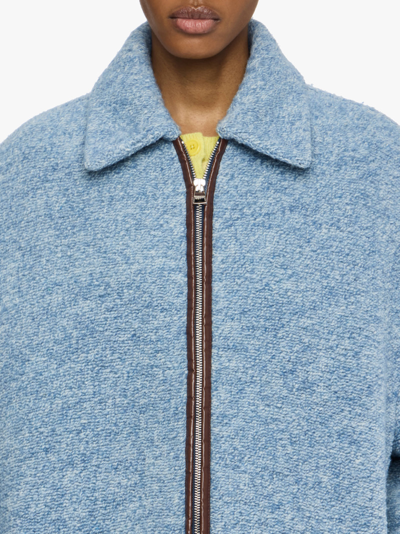 CONTRAST TRIM CASUAL JACKET 5