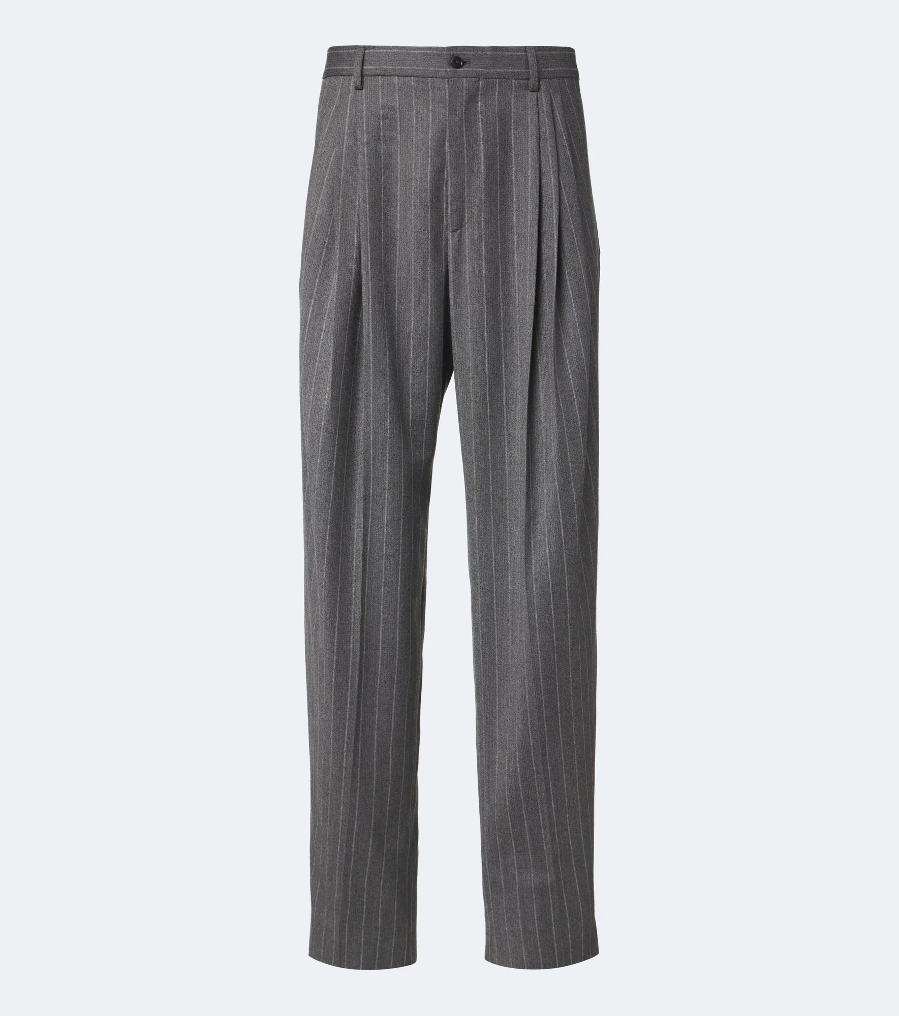 Pinstripe virgin wool suit pants - 1