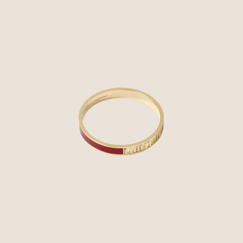 Miu Miu Enameled metal bracelet outlook