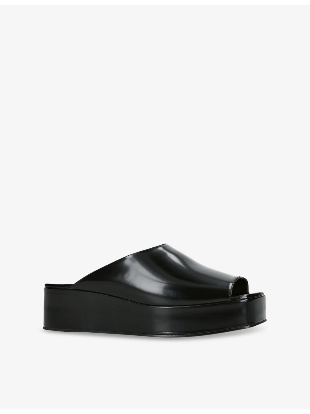 Emi Leather Flatform Sandals - 3