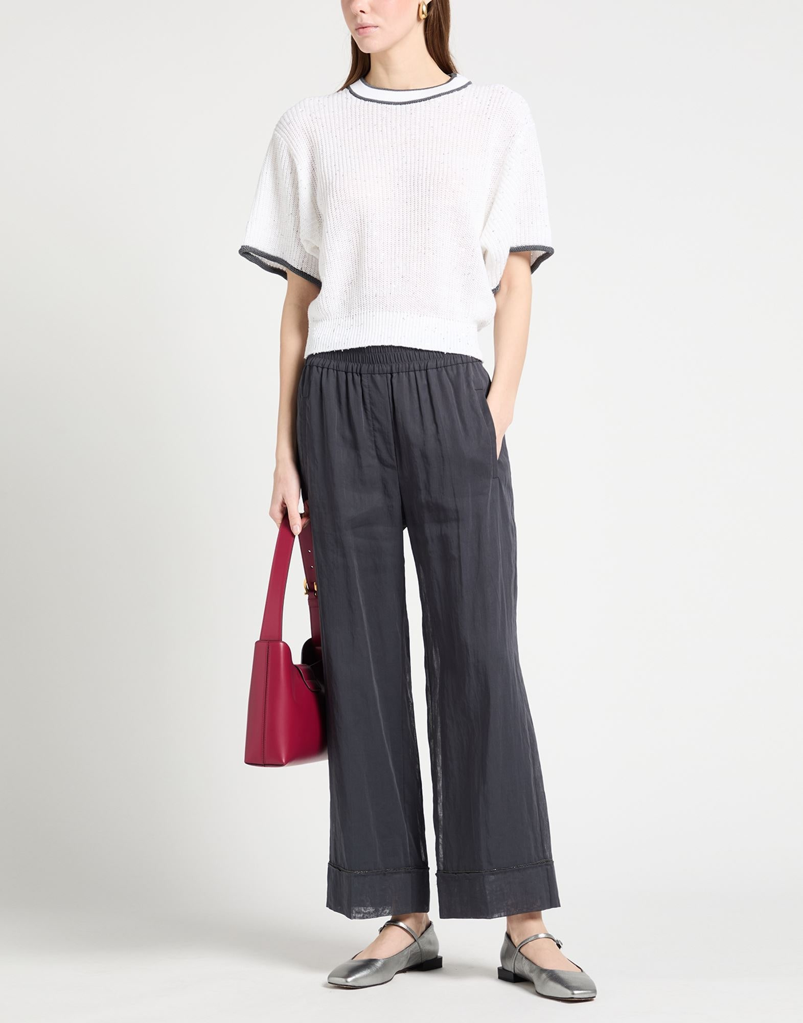 Charcoal Women's Casual Pants - 3