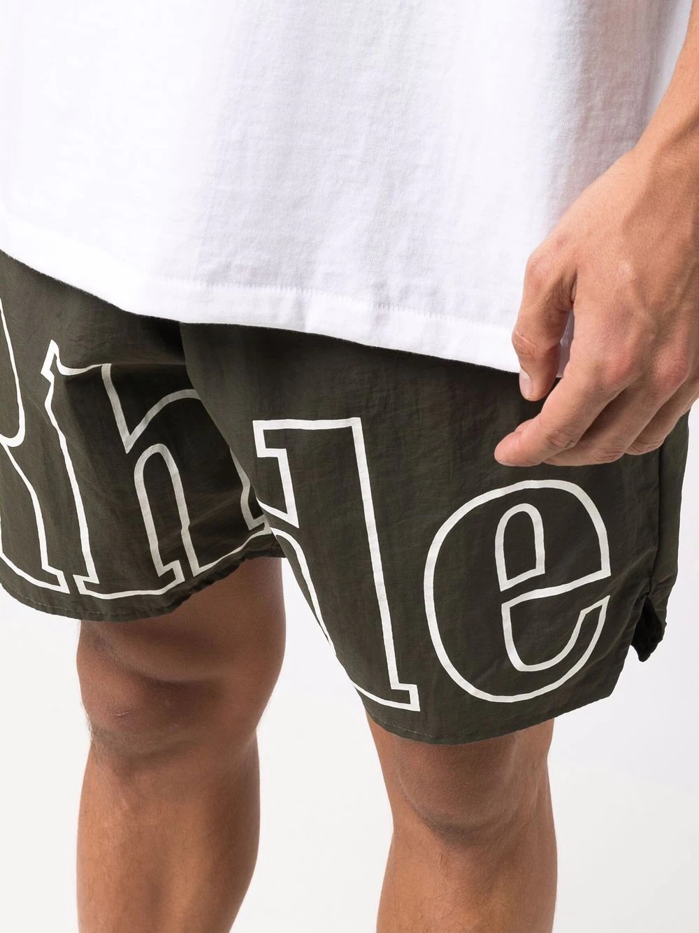 logo-print drawstring shorts - 5