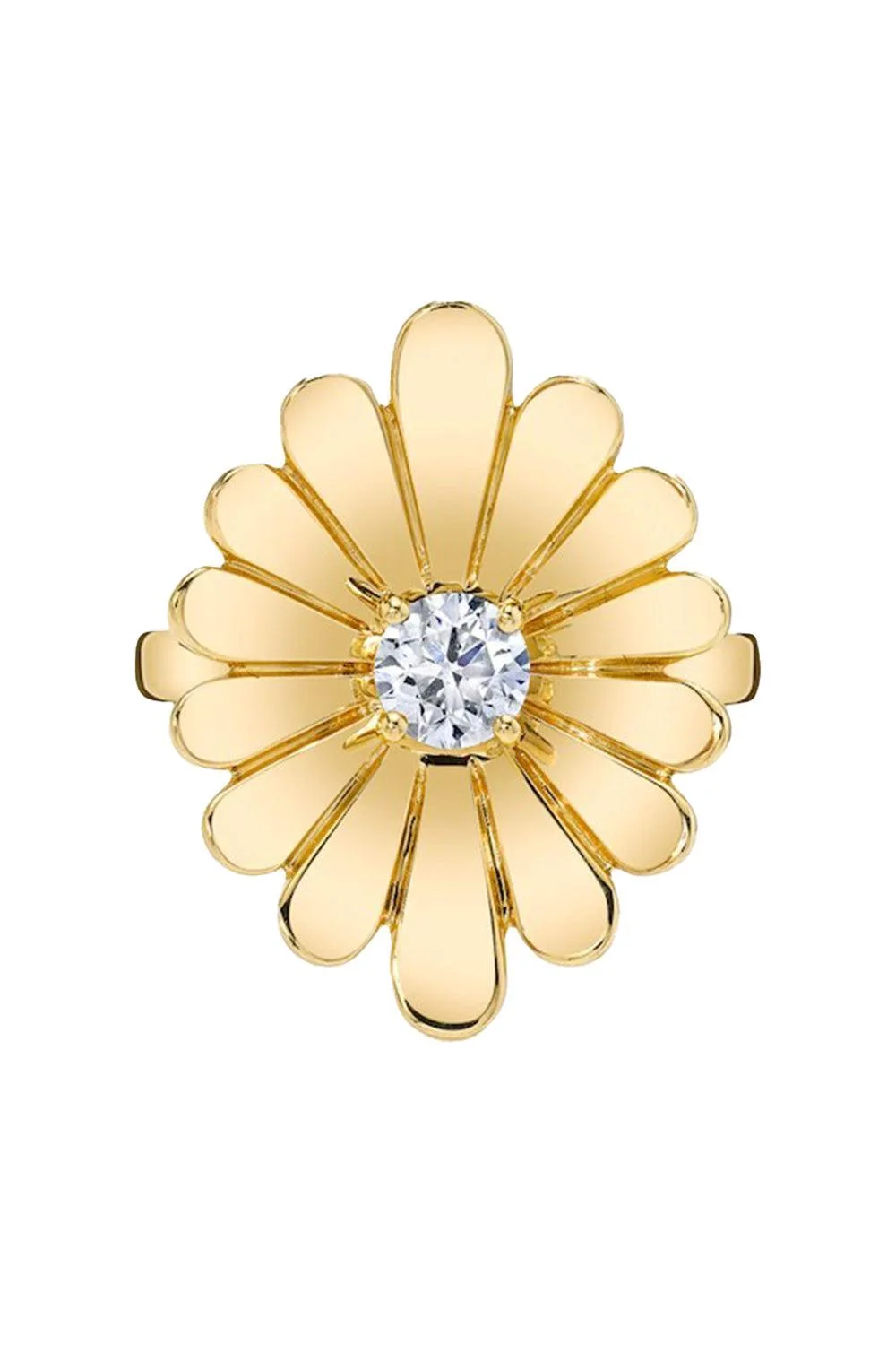 Diamond Water Lily Ring - 1