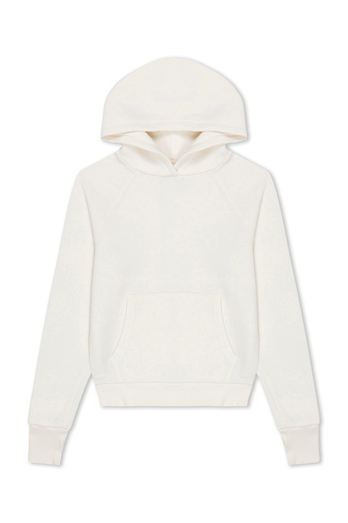CREME SHRUNKEN HOODIE - 8