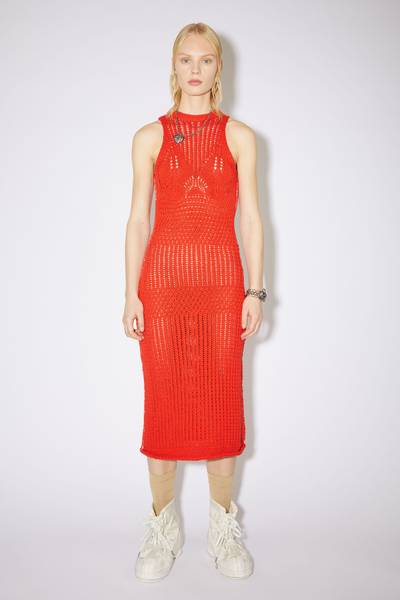 Acne Studios Long knitted dress - Bright Red outlook