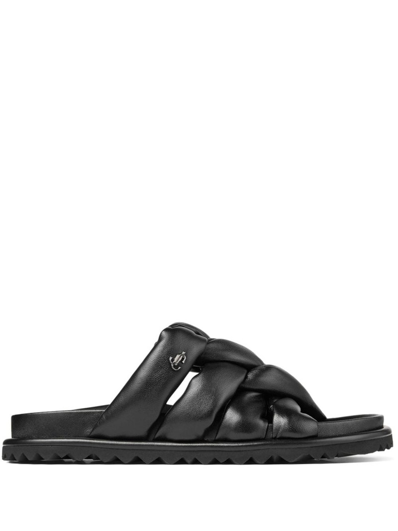 JIMMY CHOO Kes Flat
Black Nappa Leather Sandals outlook