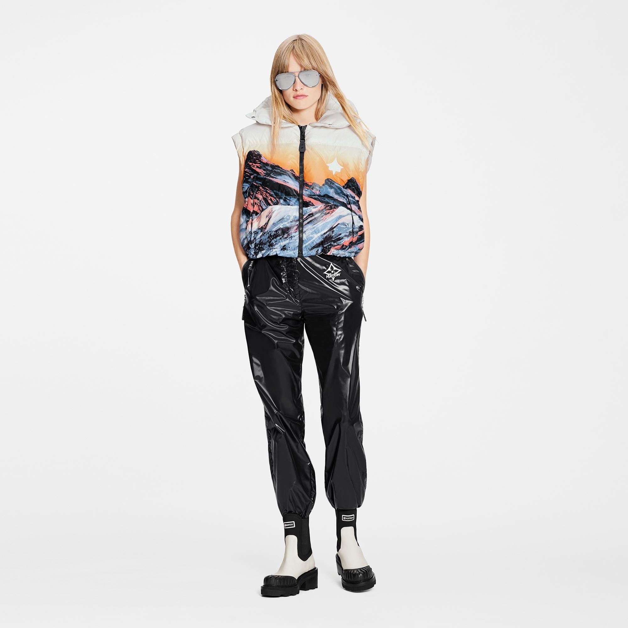 Sunset Mountain Sleeveless Puffer Jacket - 2