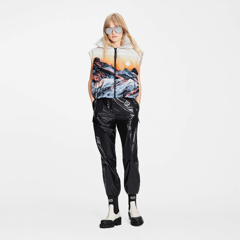 Louis Vuitton Sunset Mountain Sleeveless Puffer Jacket outlook