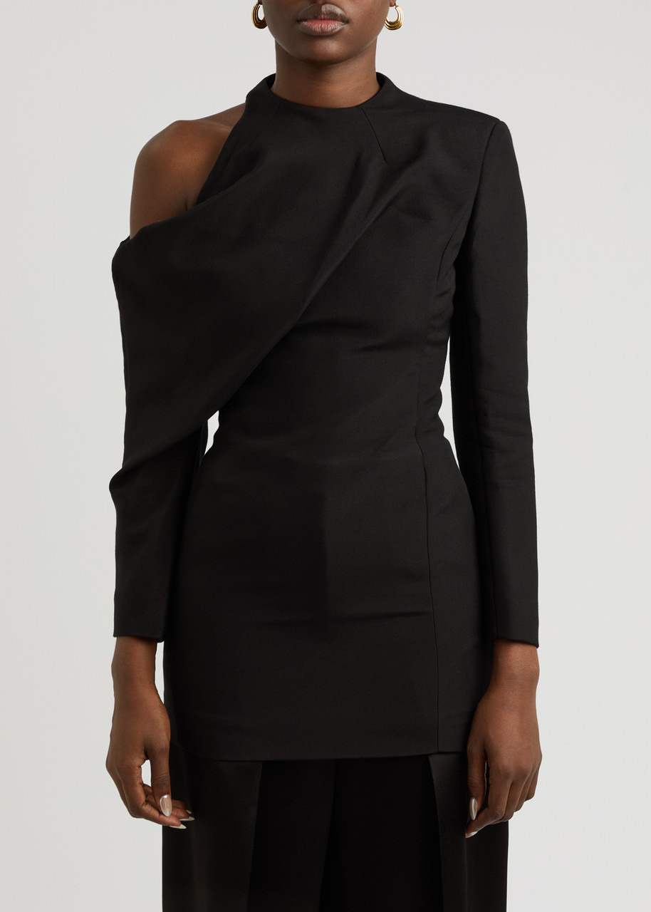 Khaite Tristan Off-the-shoulder Woven top - 2