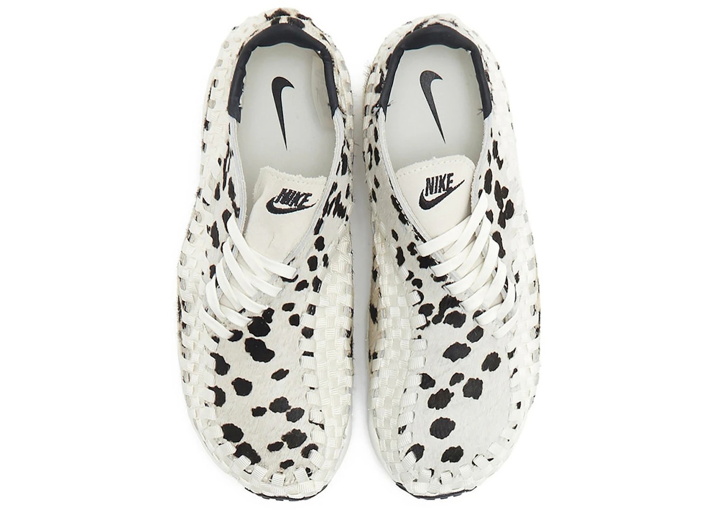 Nike Air Footscape Woven PRM White Cow Print (Women's) - 3