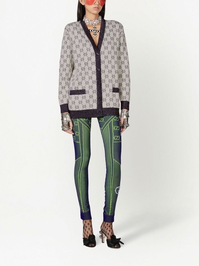 GUCCI GG intarsia-knit cardigan | farfetch | REVERSIBLE