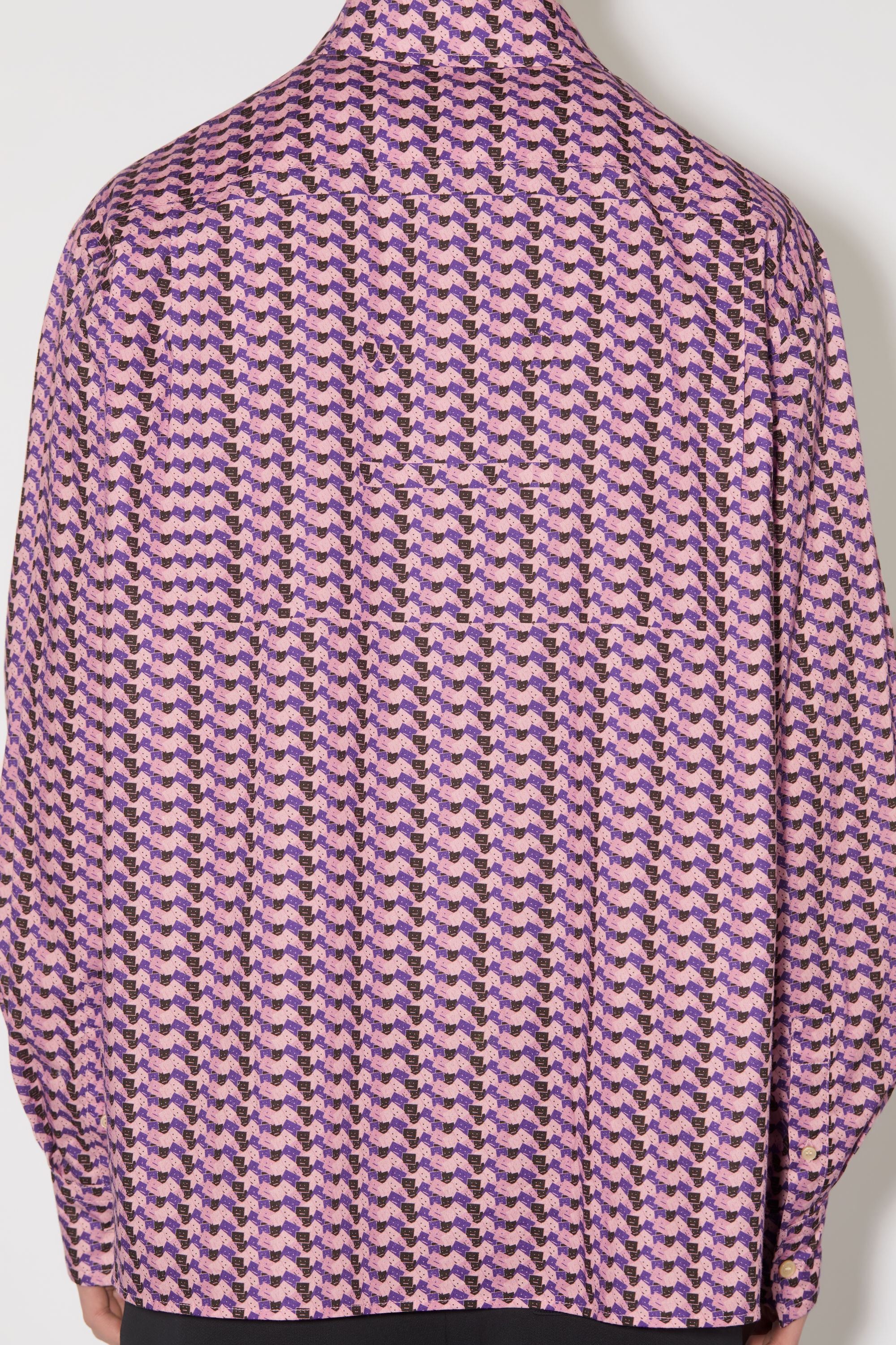 Face print shirt - Purple/Pink - 4