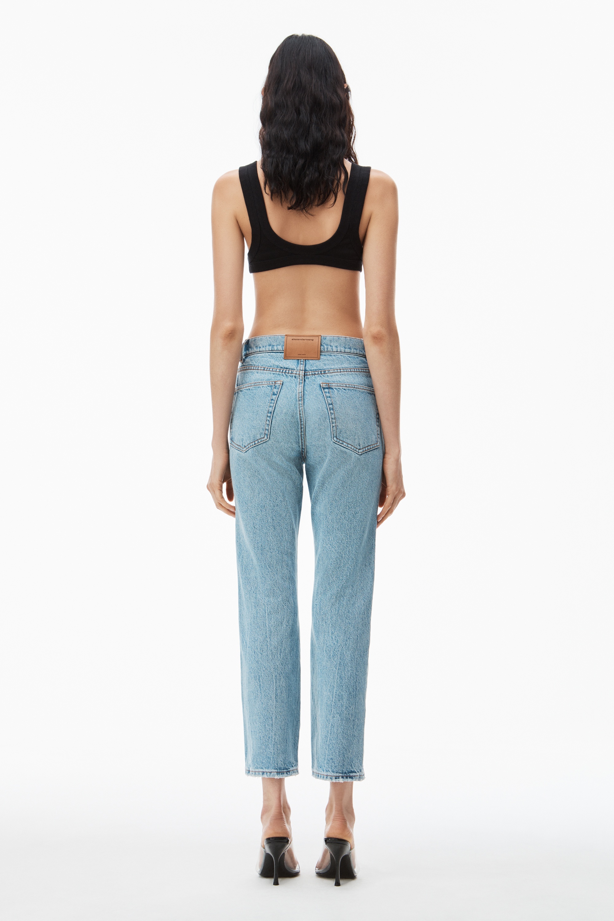 OG HIGH-RISE STOVEPIPE JEAN IN DENIM - 4