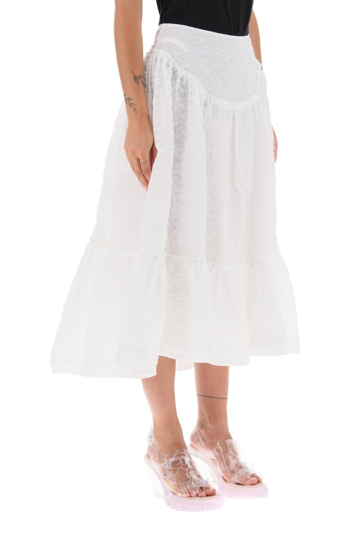 CLOQUÉ YOKE SKIRT - 3