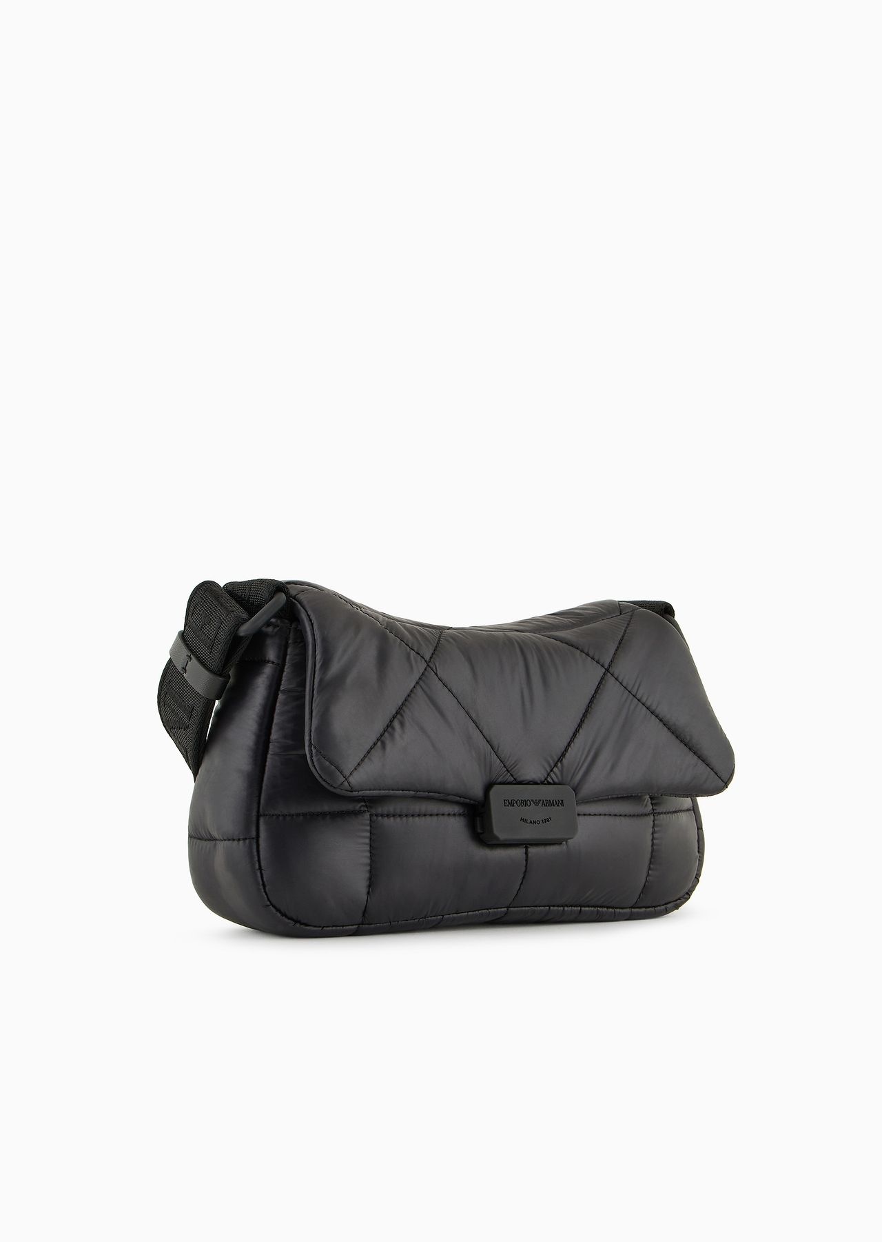 Baguette shoulder bag in quilted nylon - 2