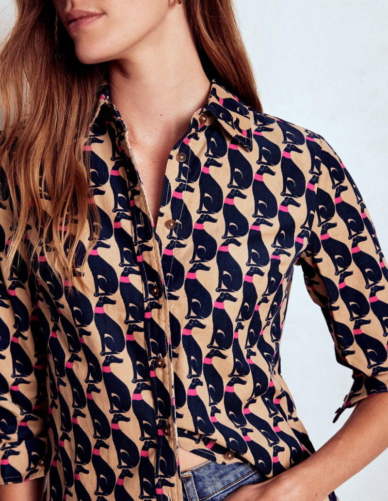 Sienna Cord Shirt-Safari, Cosy Greyhound 5