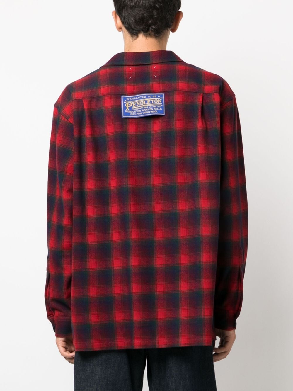 checked long-sleeve shirt - 4