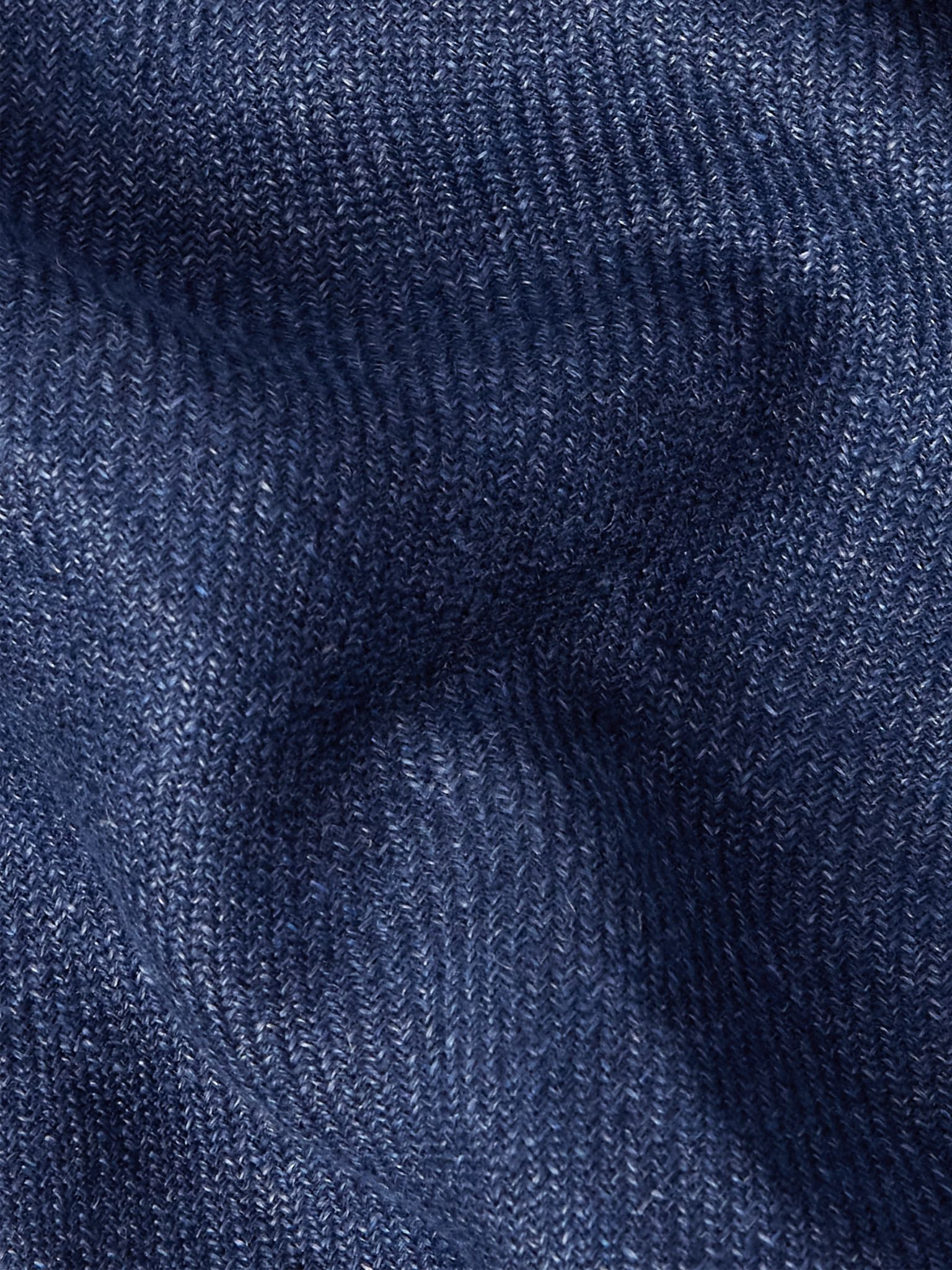 Linen, Wool and Silk-Blend Bomber Jacket Blue - 6