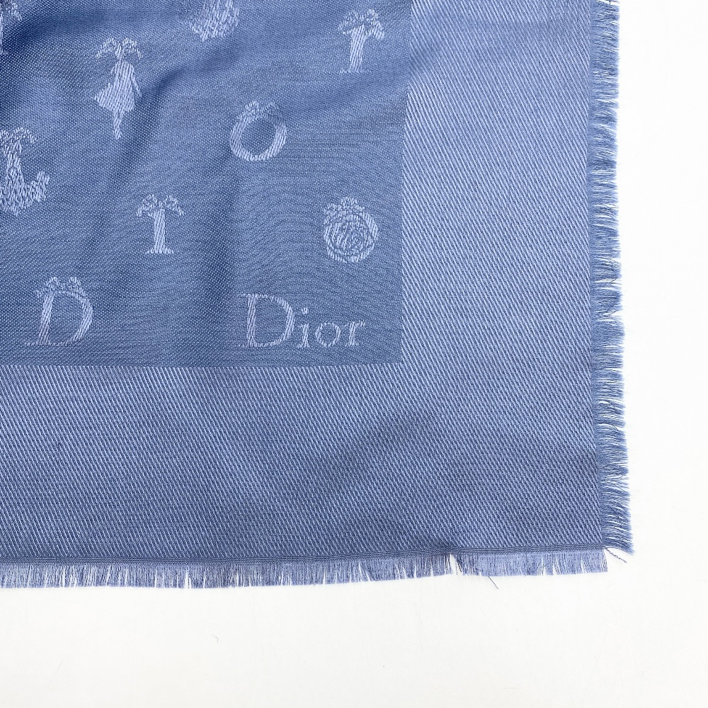 Christian - Christian Dior Wool Silk Scarf Muffler - 7