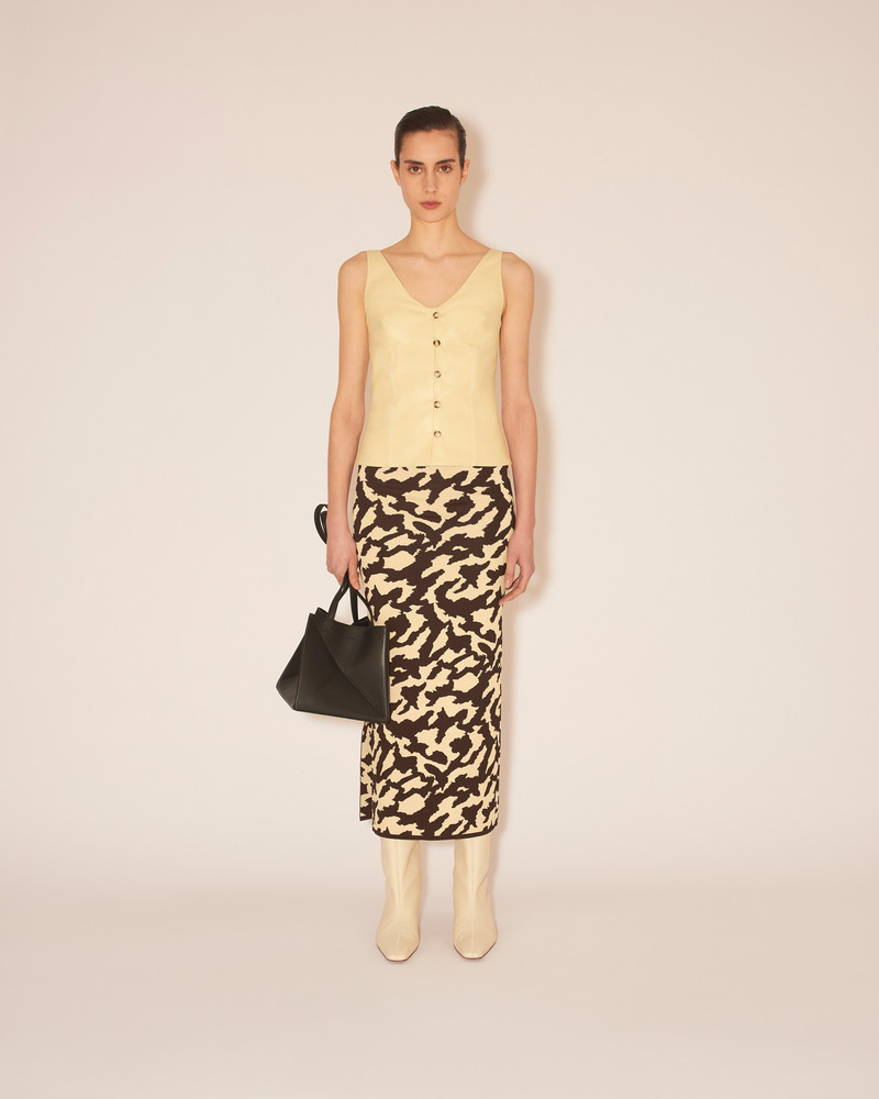 THE ORIGAMI TOTE MIDI - Midi tote bag - Black 5