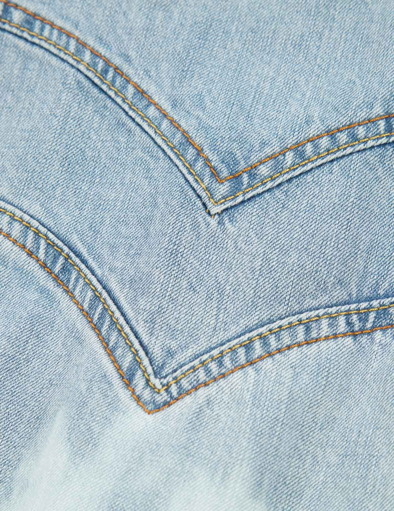 DAICOCK INSERT TIE-DYE DENIM VEST 14