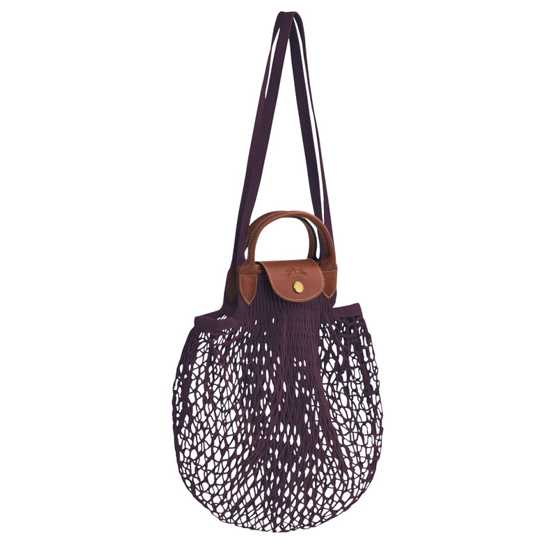 Le Pliage Filet L Mesh bag Eggplant - Canvas 3