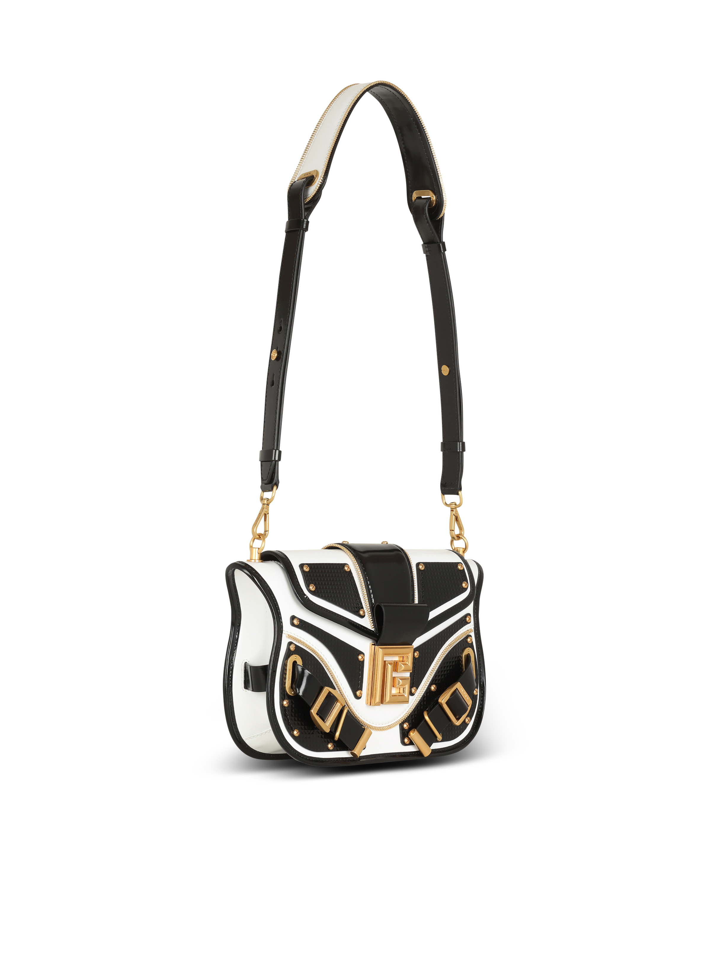 Blaze bag in smooth two-tone leather - 3
