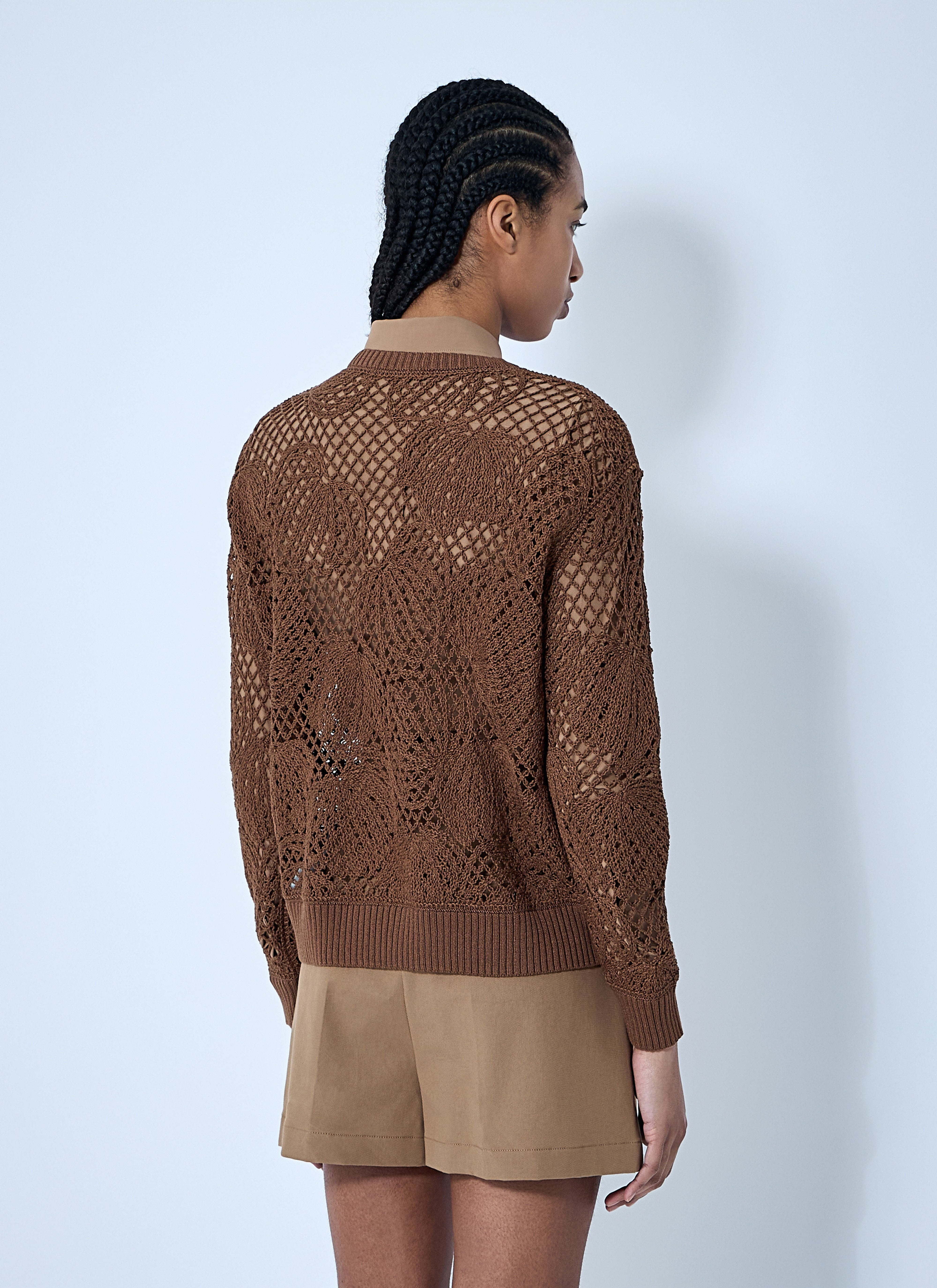 Max Mara Women Crochet Sweater - 4