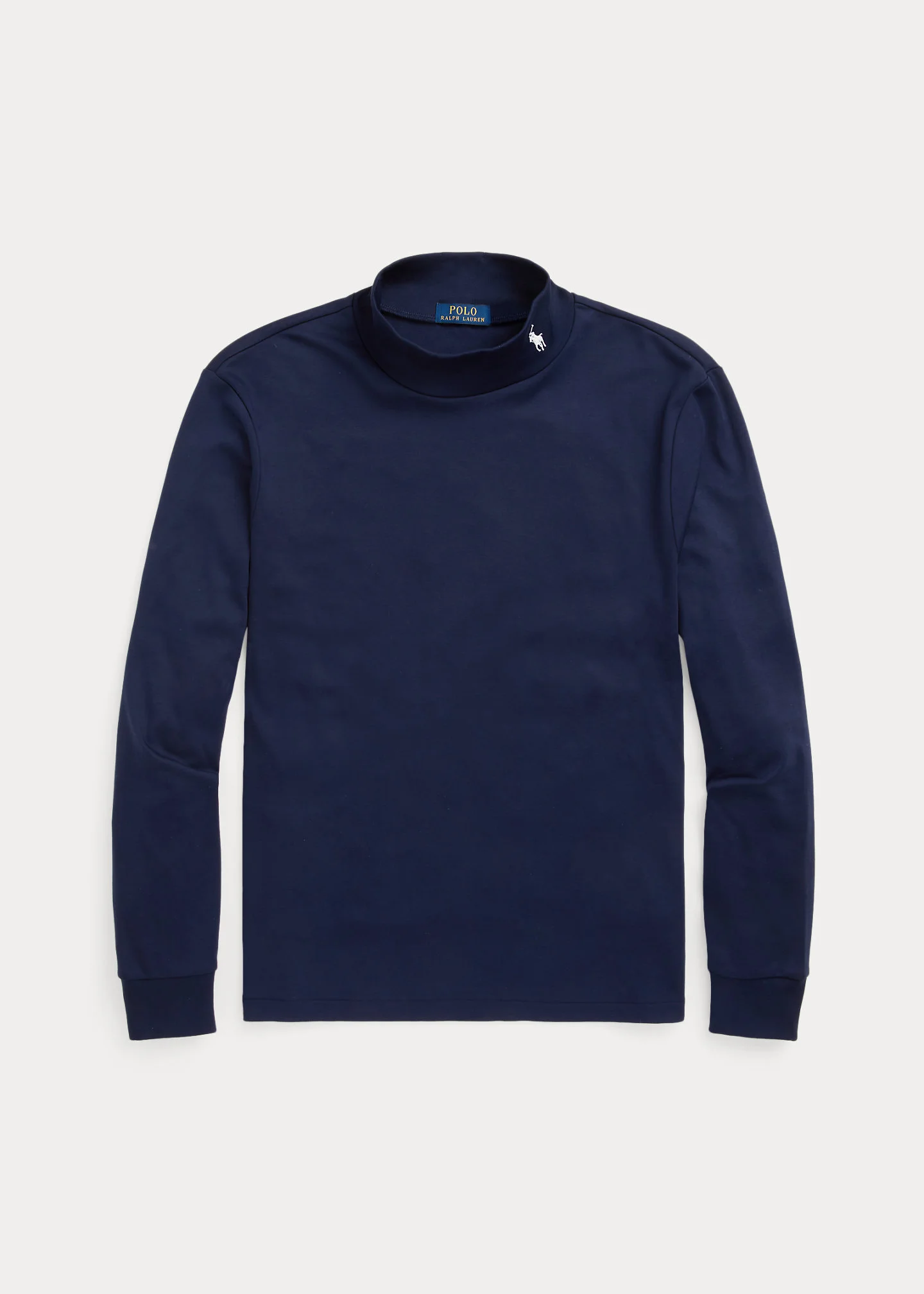 Soft Cotton Mockneck Shirt - 1