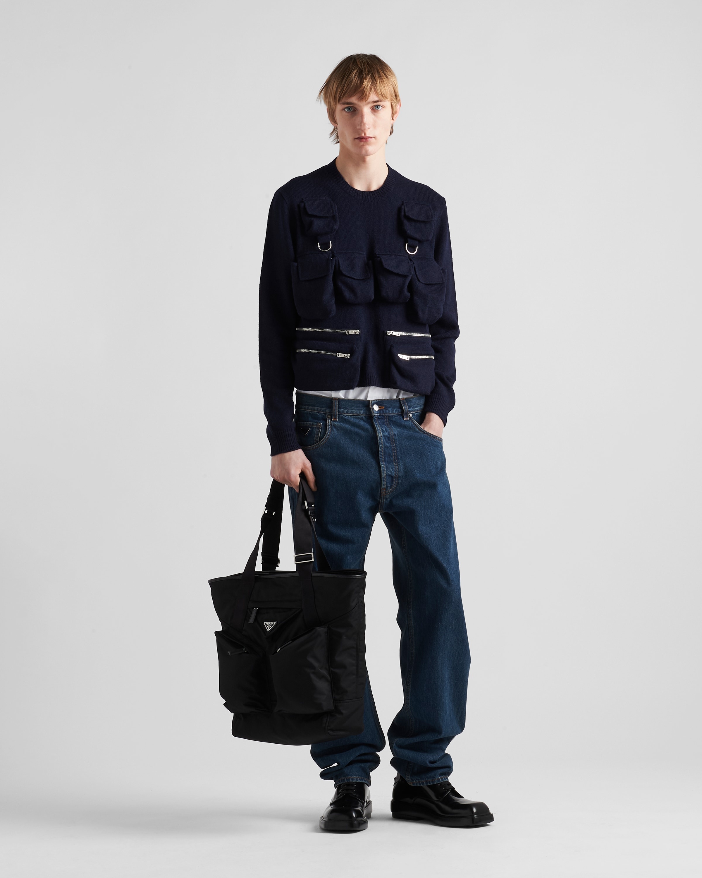 Prada Re-Nylon and leather tote bag | REVERSIBLE