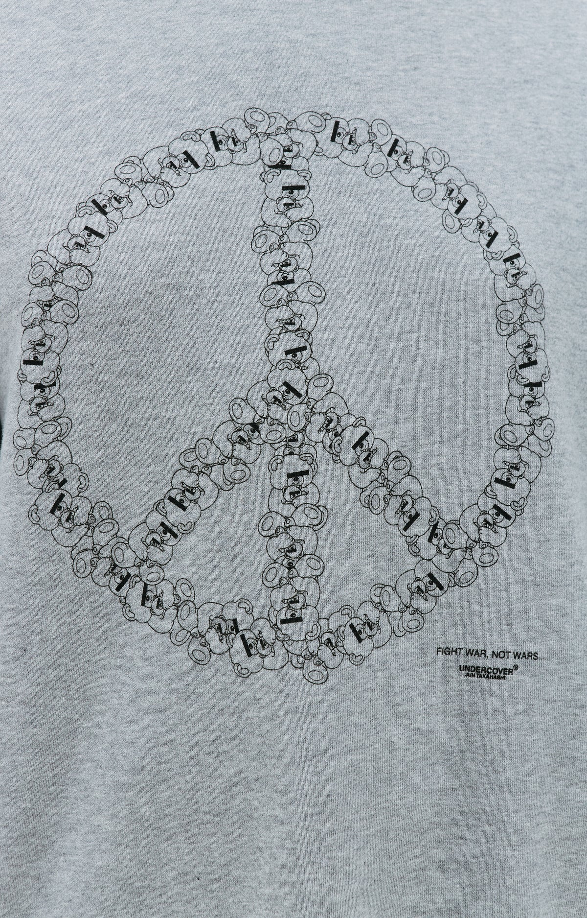 PEACE SIGN SWEATSHIRT IN GREY - 3