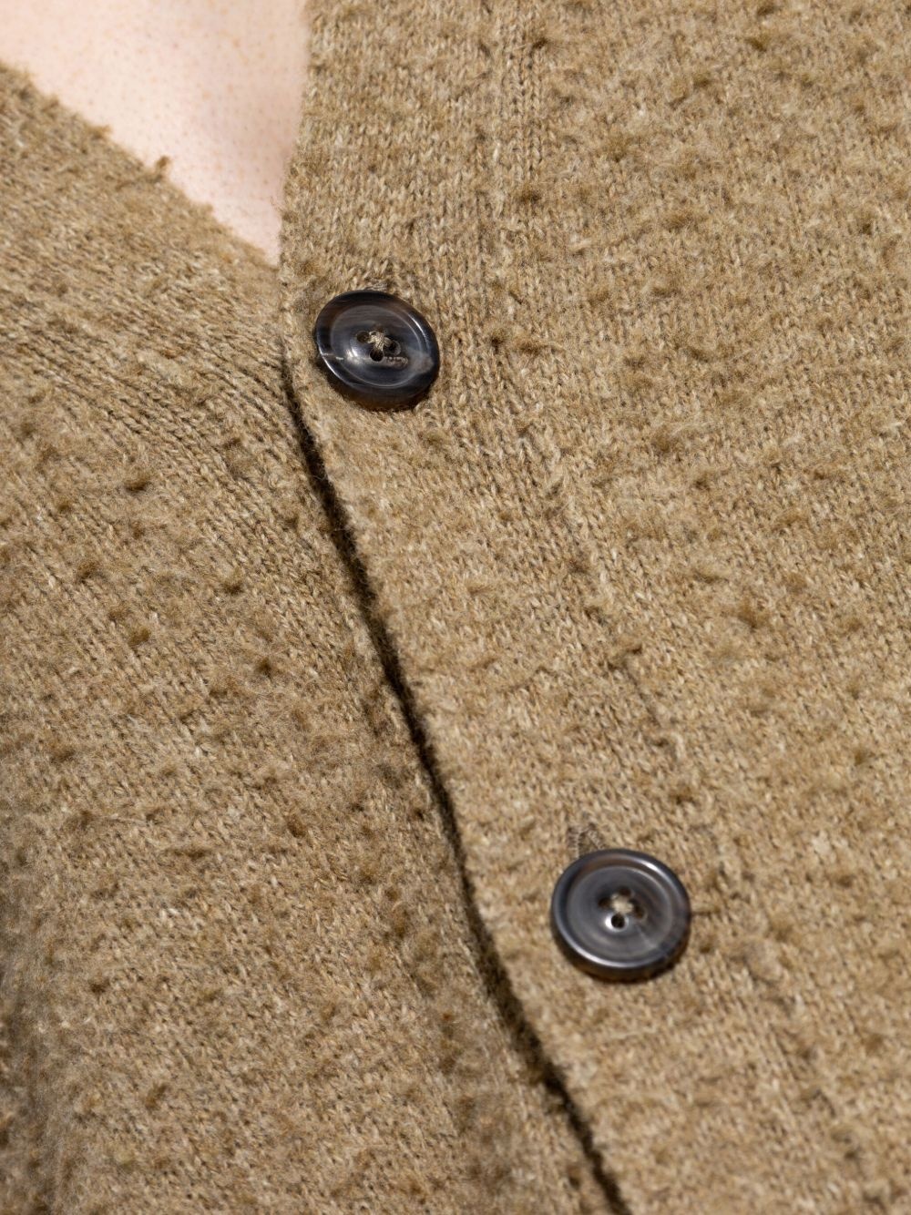 vintage effect cardigan - 5