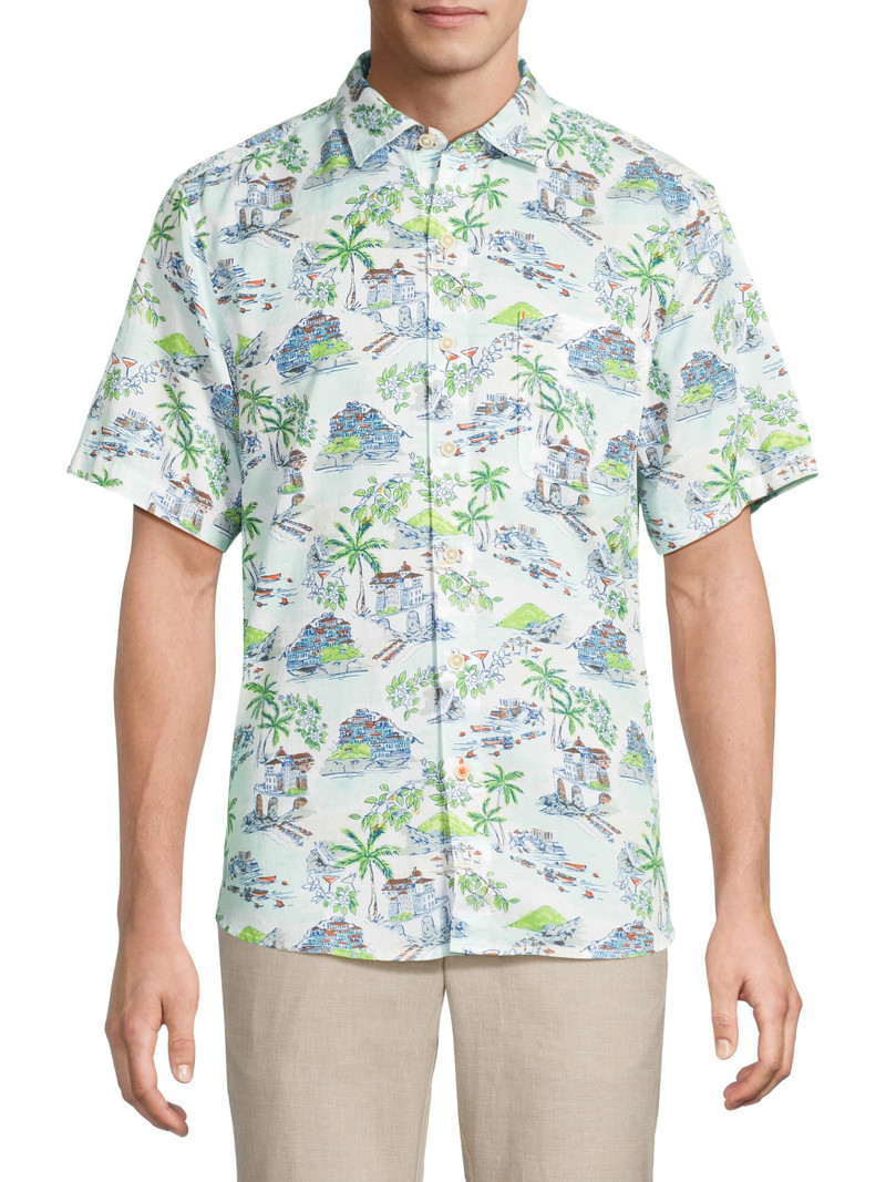 Men's Tortola Paradise Isle Shirt - White 3
