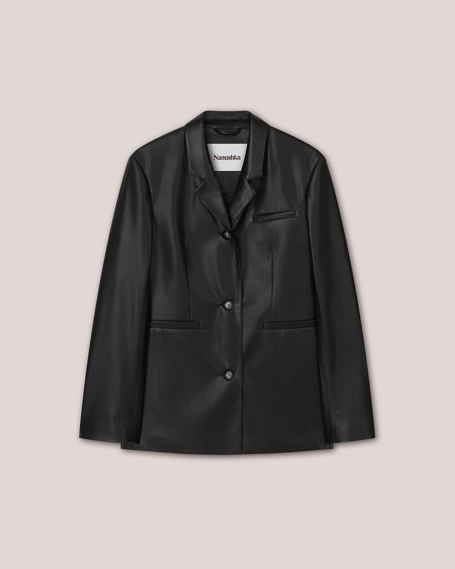 ARIZA - Boxy fit blazer - Black - 1