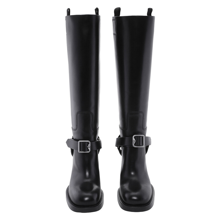 Burberry Stirrup 100 Leather High Boots - 3