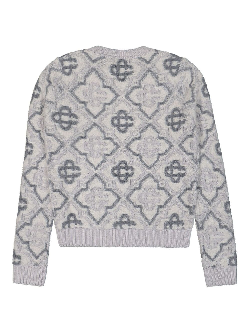 monogram-pattern jumper - 2