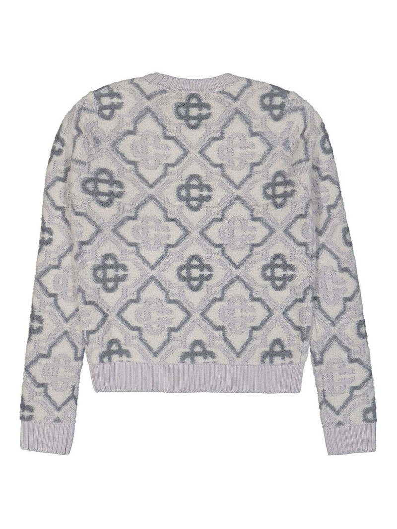 CASABLANCA monogram-pattern jumper outlook