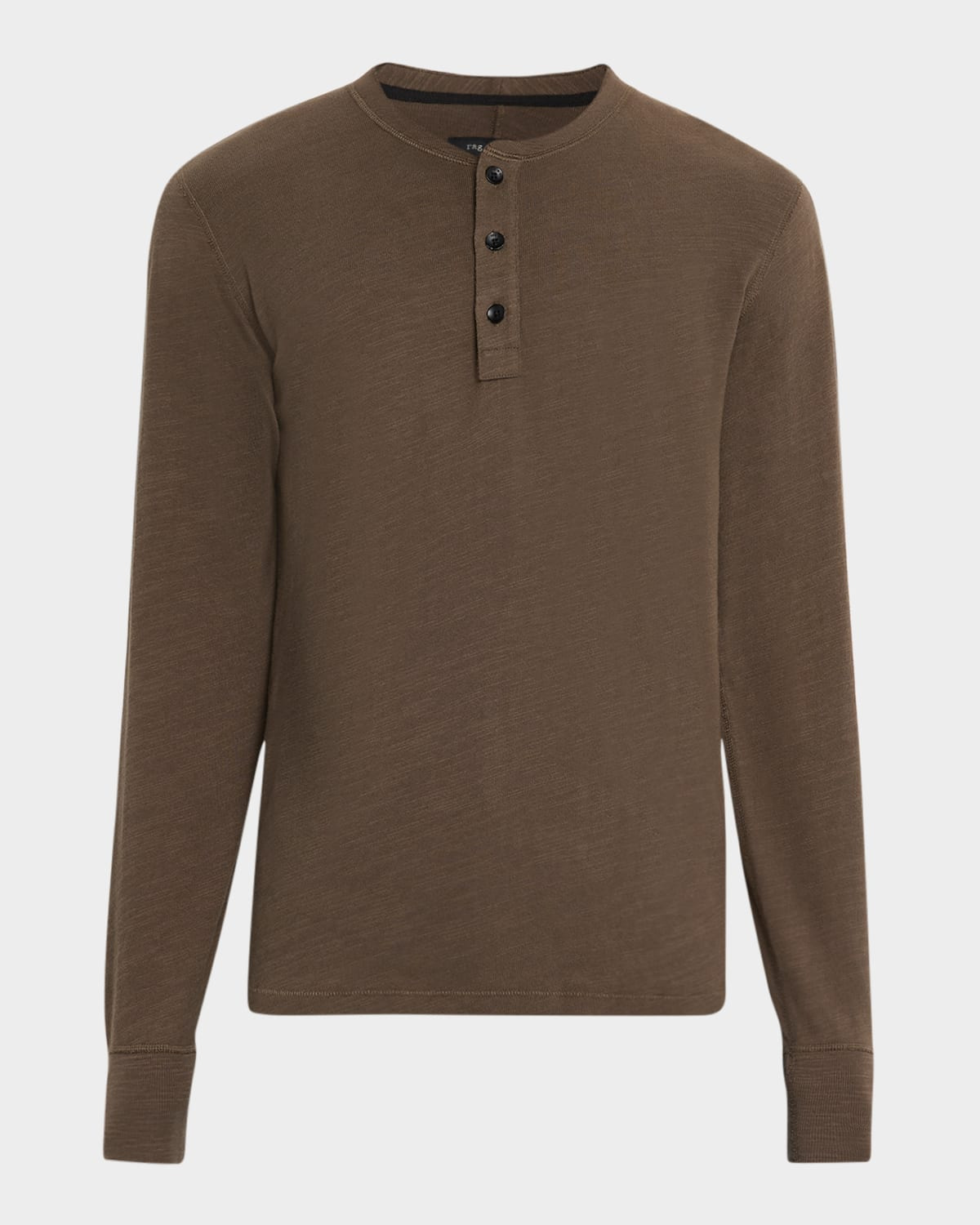 Men's Classic Flame Henley Long-Sleeve T-Shirt - 1