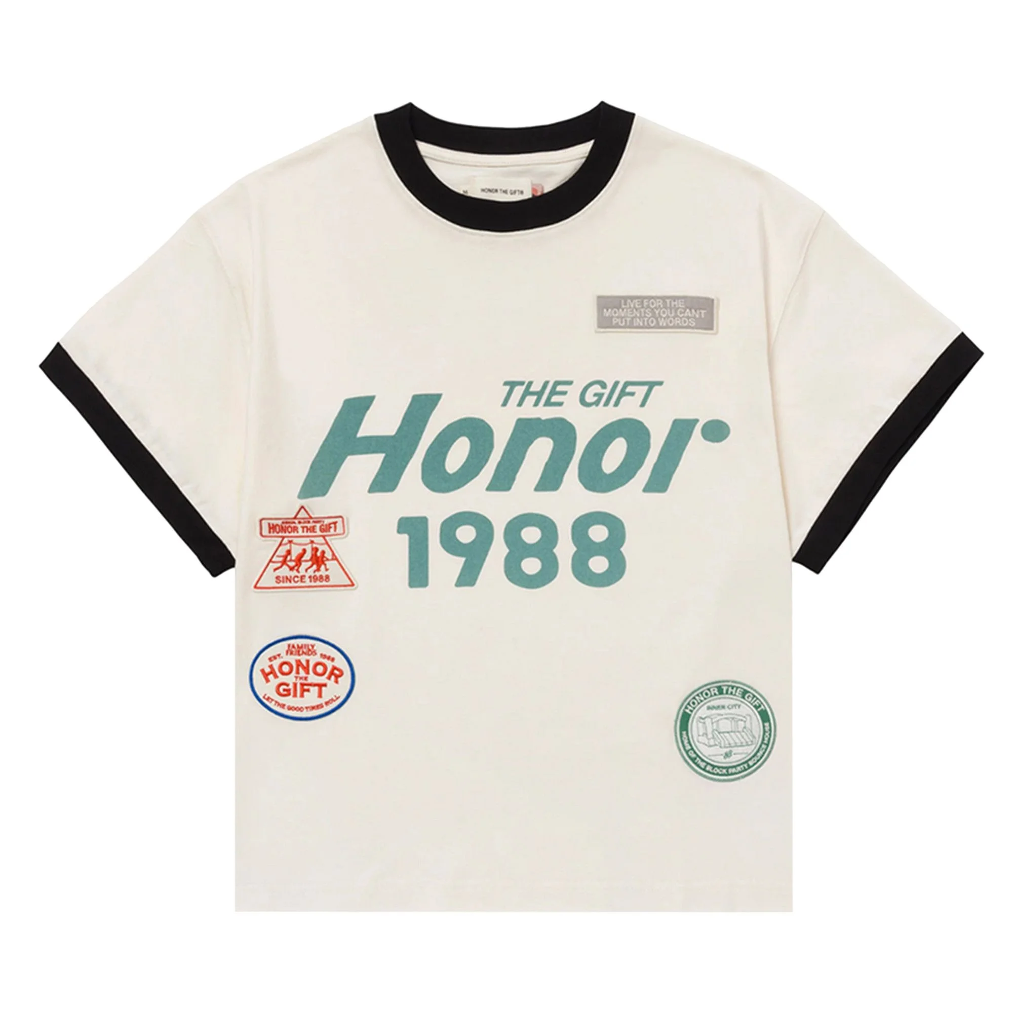 Honor The Gift Multi Box Tee 'White' - 1