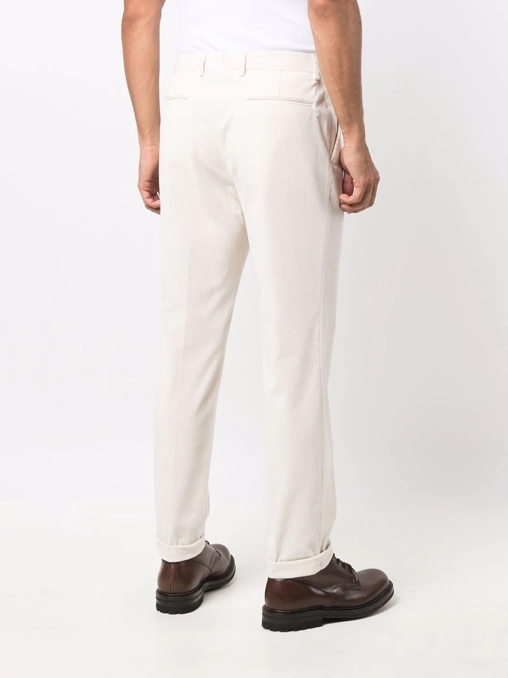 corduroy slim-fit trousers - 4