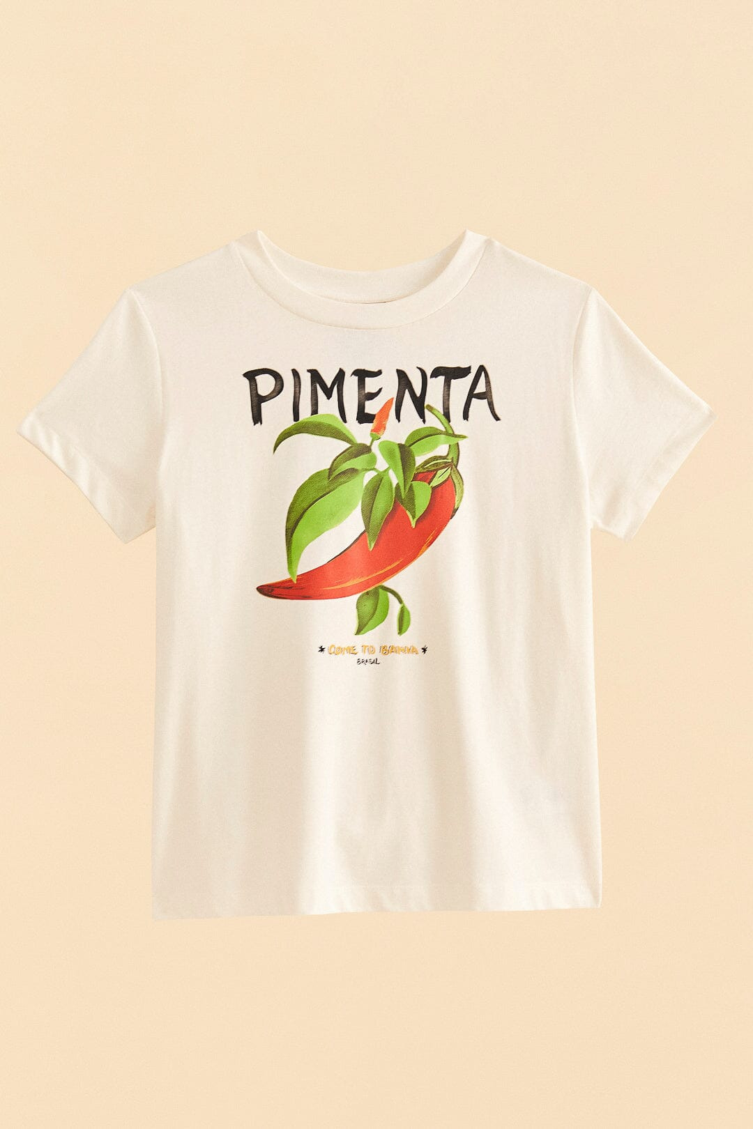 Off-White Peppers Organic Cotton T-Shirt - 5