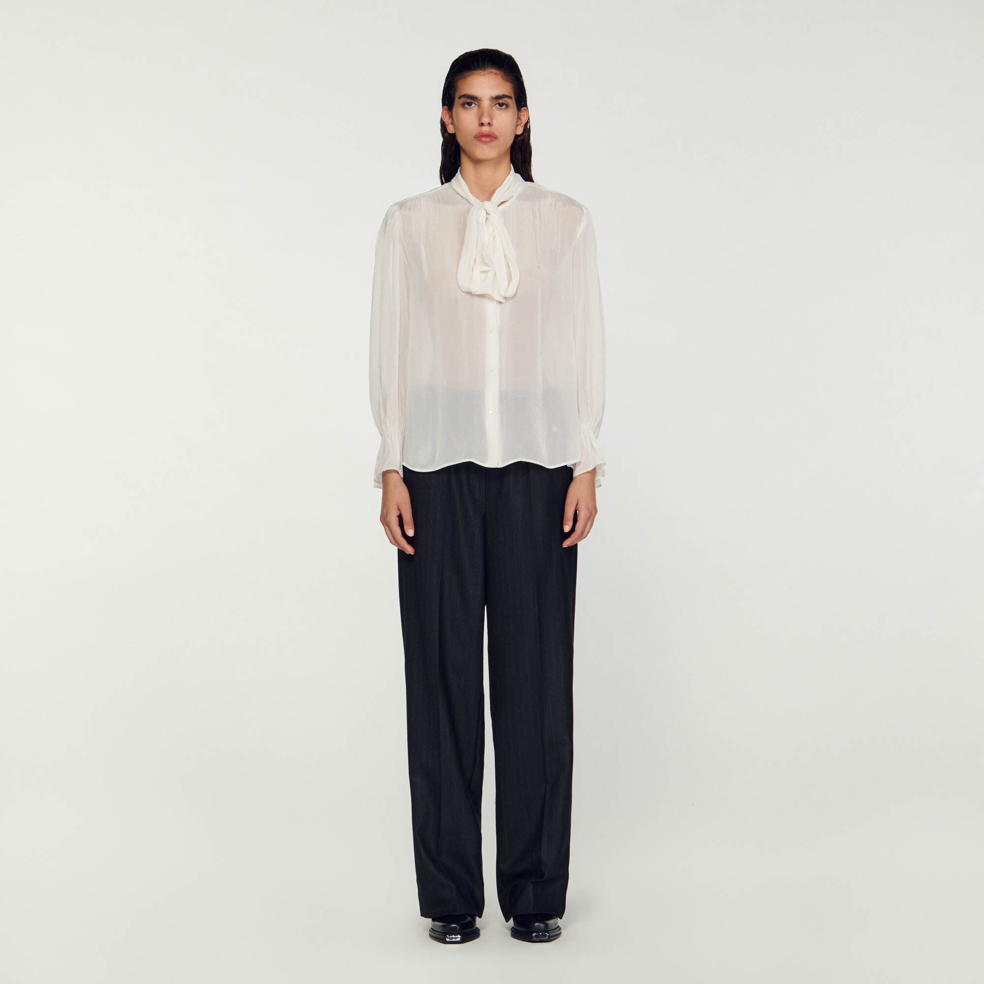 PUSSY BOW BLOUSE - 3