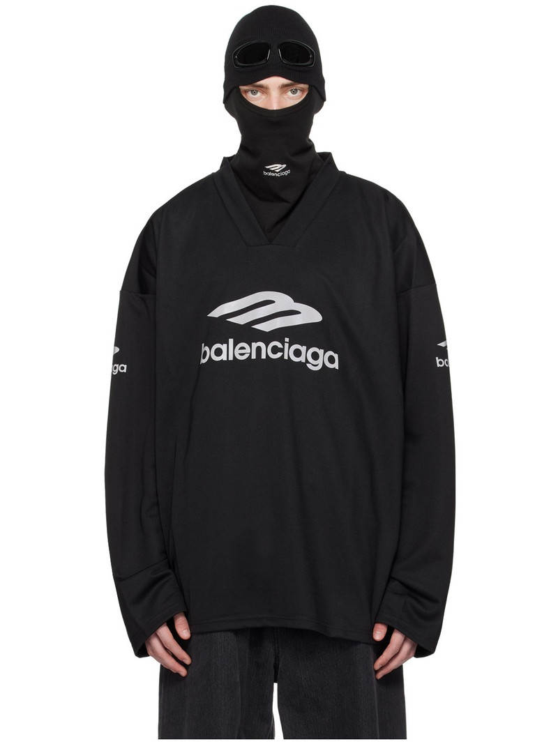 Black 3B Sports Icon Ski Long Sleeve T-Shirt - 1