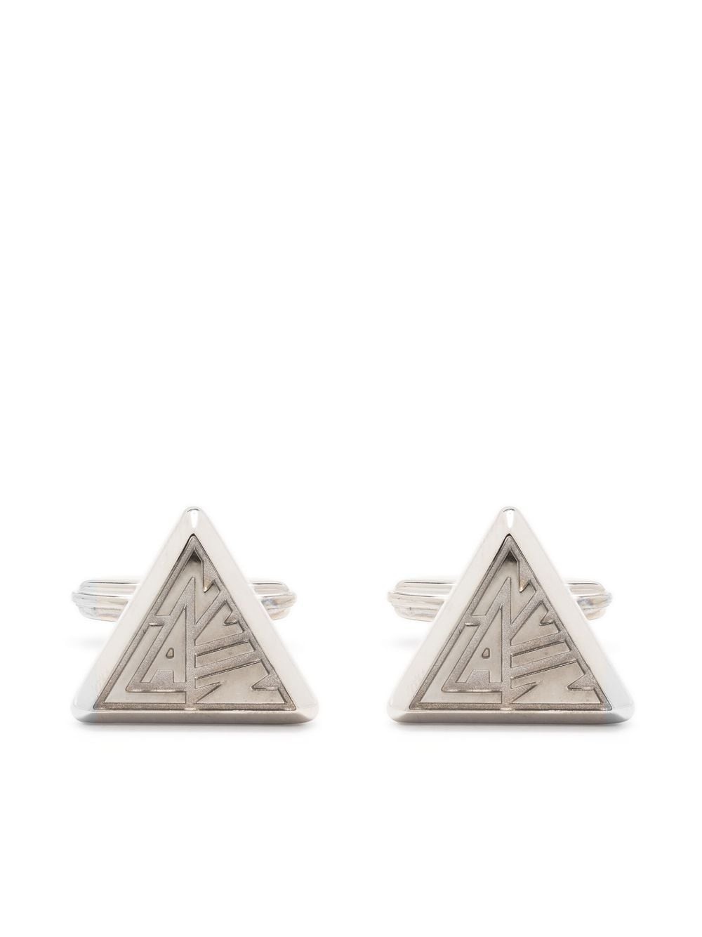 logo-plaque cufflinks - 1