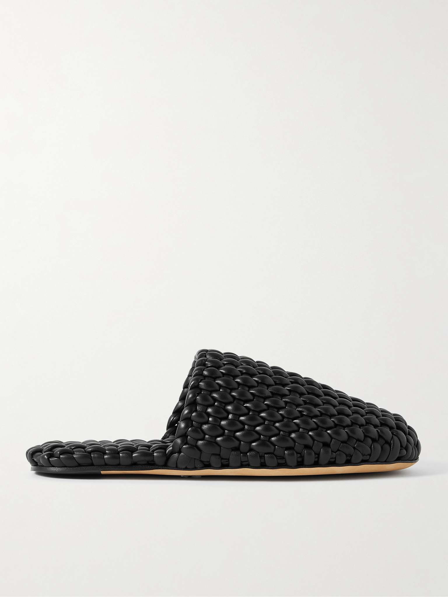 Woven Leather Slippers - 1