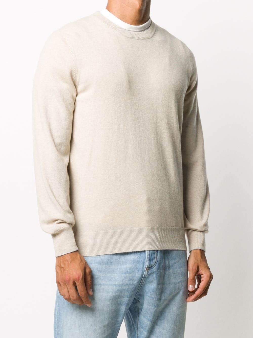 cashmere fitted jumper - 3