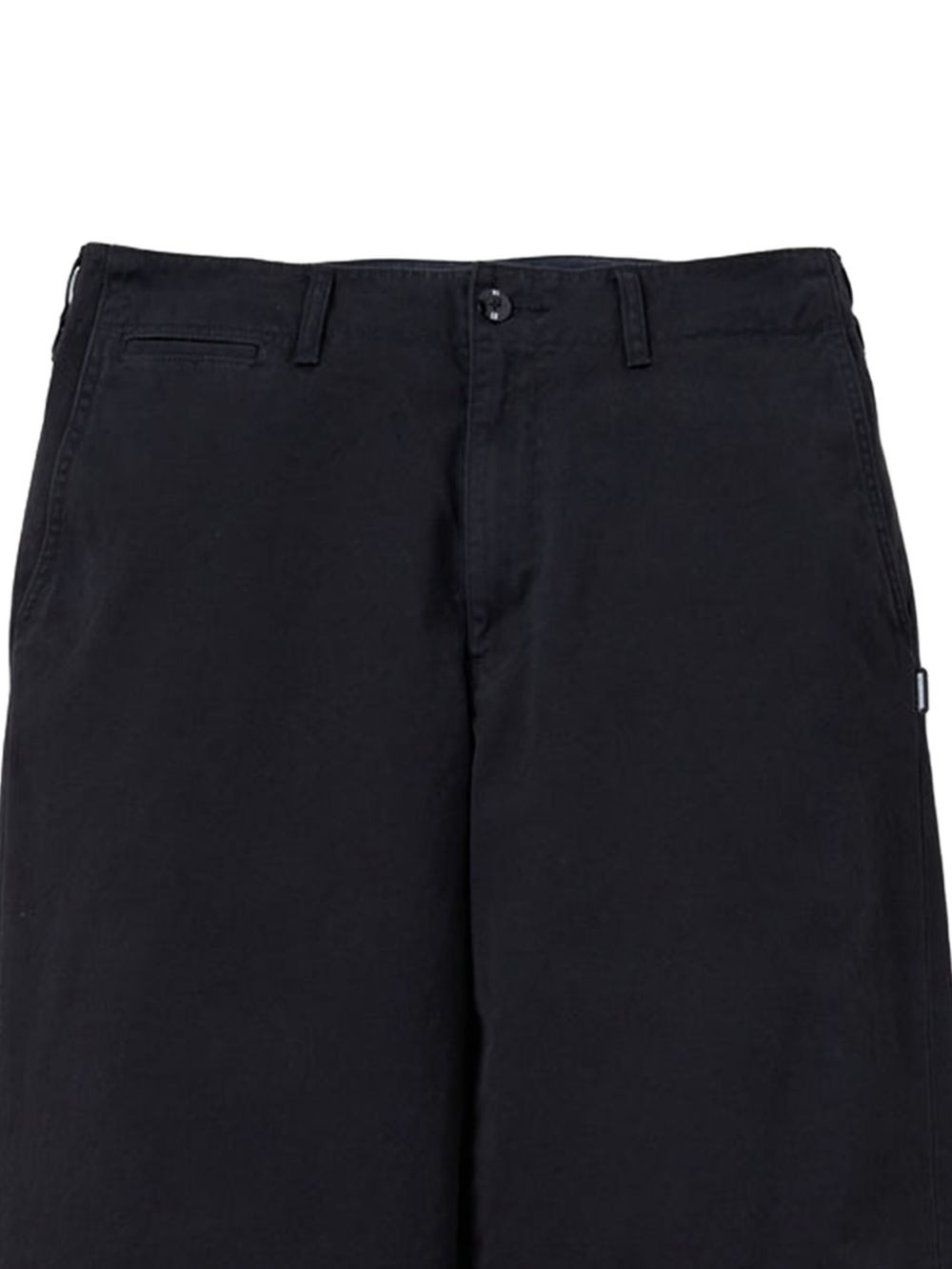 straight-leg cotton trousers - 2
