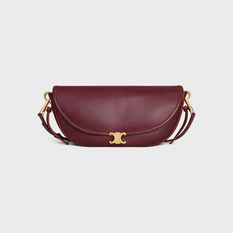 LITTLE HALFMOON SOFT TRIOMPHE IN SUPPLE SHINY LAMBSKIN 1
