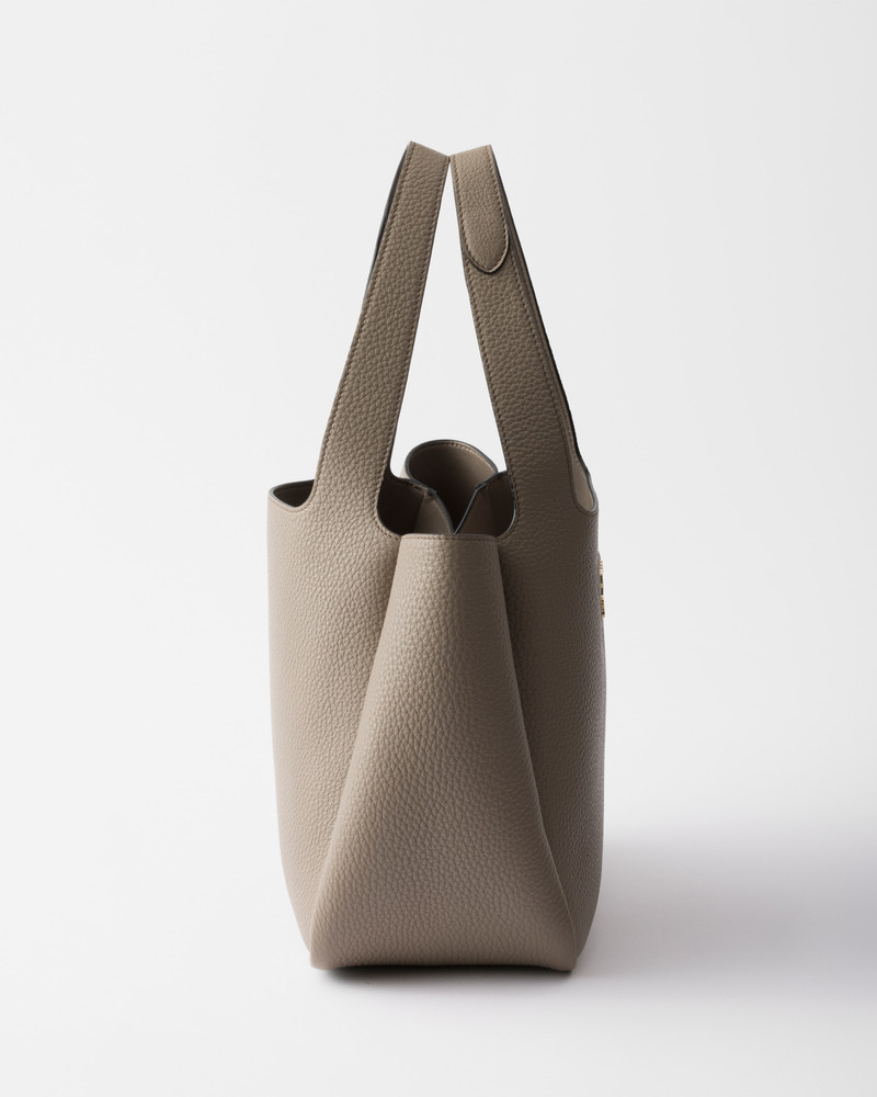 Small leather tote bag 5
